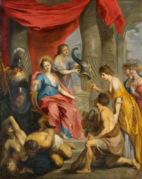 Allegorical Depiction Of Hercules Before Justice - view 1