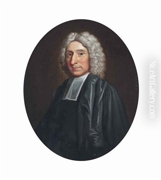 Portrait Of A Cleric, Half-length, In Robes - view 1