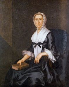 Portrait Of Mrs. Philip Livingston Seated With Book