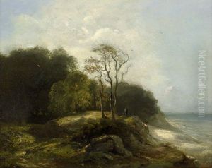 Steilufer An Der Kieler Forde by Friedrich Ernst Wolperding