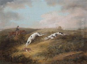 Harriers On The Scent And The Kill by Dean Wolstenholme the Younger