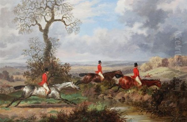 Fox Hunting Scenes (set Of 4) - view 1