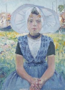 A Young Girl From Zeeland (recto): A View On The Amstel With The Magere Brug, Amsterdam (verso)