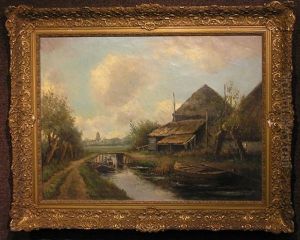 Farm House Near A Canal Farm House Near A Canal