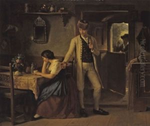 Ein Unwillkommener Abschied by Berthold Woltze