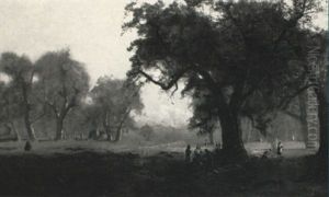 Indian Encampment by Alexander M. Wood