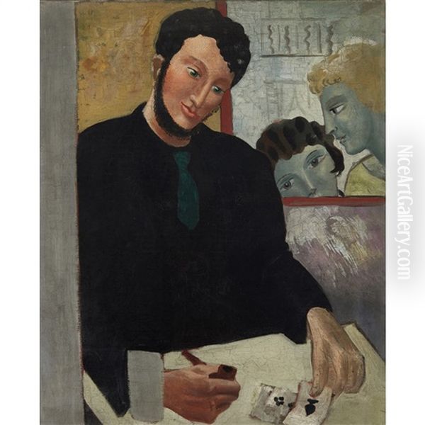 Man With Cards - view 1