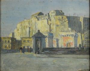 European Cityscape, 1920 by Edgar Thomas Wood
