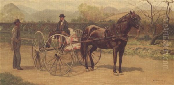 Horse And Carriage Scene - view 1