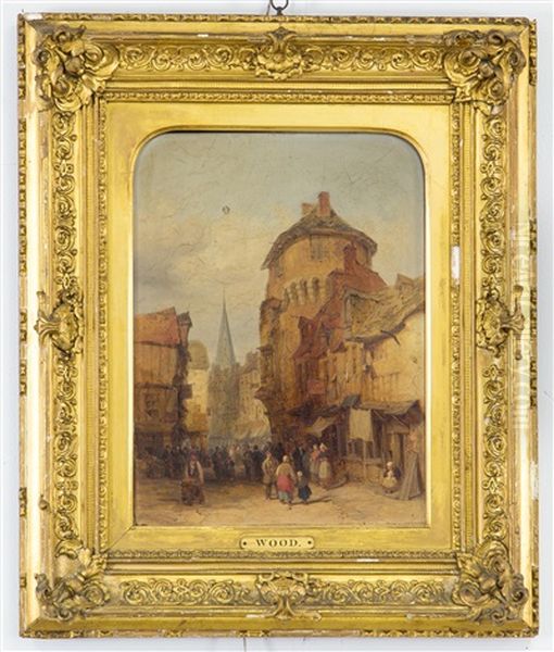 Grand Rue, Vitre, Brittany; La Porte D'horloze, Normandy; And Another Normandy Street Scene - view 1