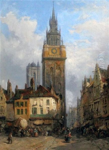 The Old Beffroi At Ghent - view 1