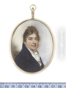 A Gentleman, Called Thomas Jordan Hookham, Wearing Blue Coat, White Waistcoat, Frilled Chemise And Stock, His Hair Cropped Short A Gentleman, Called Thomas Jordan Hookham, Wearing Blue Coat, White Waistcoat, Frilled Chemise And Stock, His Hair Cropped Short