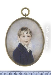 Walter Farquhar Fullerton (b.1801)), Wearing Blue Eton Suit And White Chemise With Frilled Collar