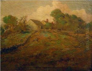 Landscape; House On A Hill by William R. C. Wood