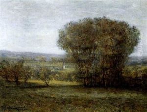 Pastorale Landscape by Percy Franklin Woodcock