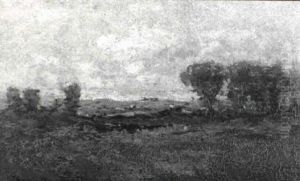 Impressionistic Landscape by Percy Franklin Woodcock
