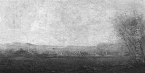 Paysage by Percy Franklin Woodcock