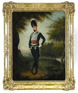Portrait Of An Officer Of The 10th (prince Of Wales's) Light Dragoons