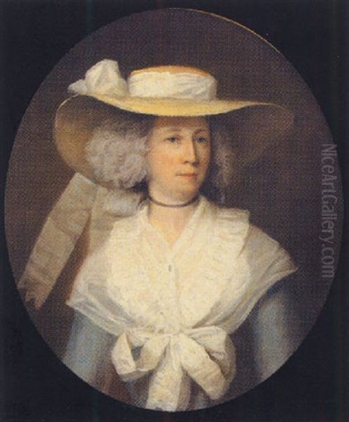 Portrait Of A Lady (mrs. Priscilla Wyatt Of Milton Place, Egham, Surrey?) - view 1