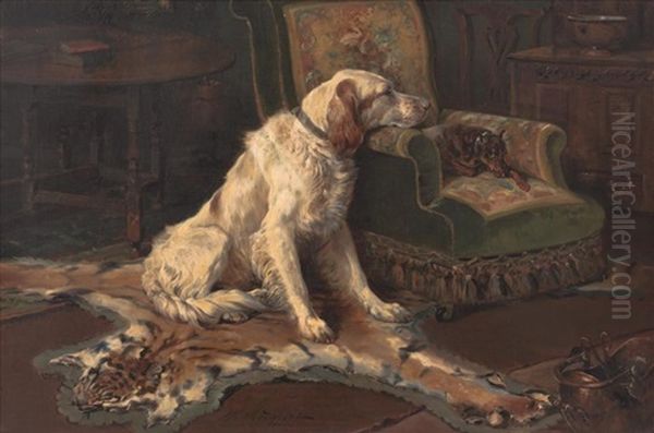 Hunting Dogs At Rest - view 1