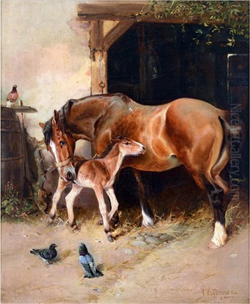 Mare And Foal - view 1
