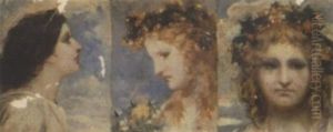 Head Studies by William Frederick Woodington
