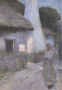 A Goosegirl By Moonlight