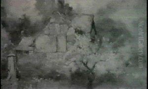 The Uncertain Glory Of An April Day (old House Near Craven Arms, Shropshire) by David Woodlock