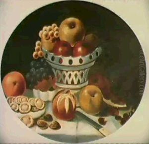 Still Life With Fruit And Nuts by John Archibald Woodside