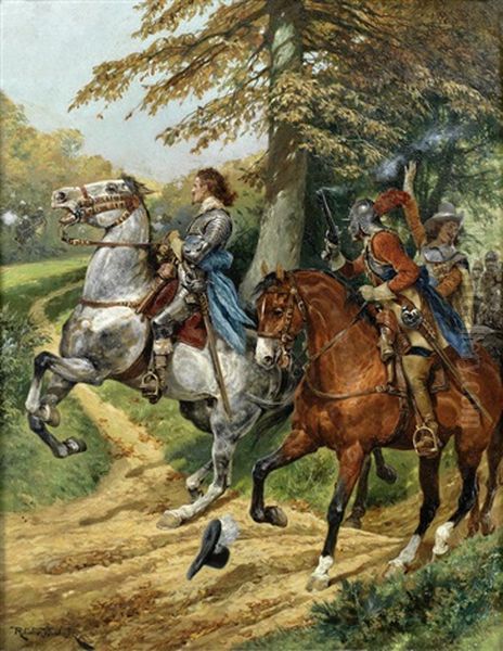 An Ambush After The Battle Of Naseby - view 1