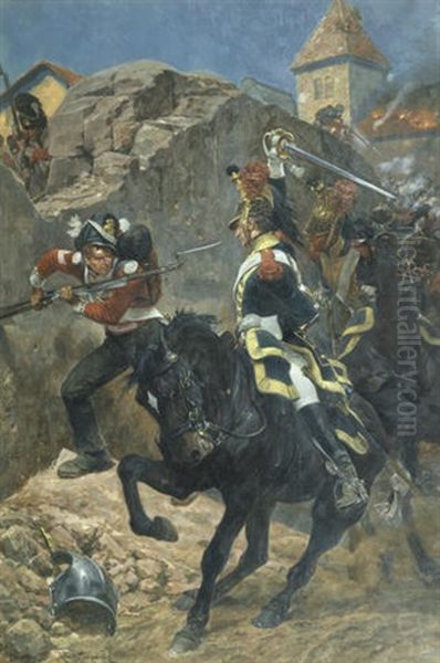 The Defence Of Hougoumont - view 1
