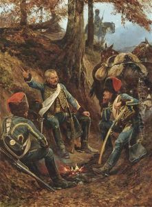 The Sergeant's Story: "i Was At Marango" by Richard Caton Woodville Jr.