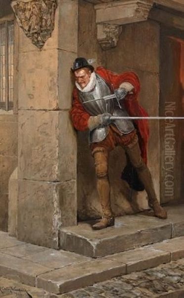 Ein Ritter Aus Der Zeit Charles I. (+ Der Lauernde Angreifer; 2 Works) - view 1