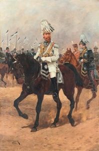 Portrait Of Kaiser Friedrich Iii, Emperor Of Germany by Richard Caton Woodville Jr.