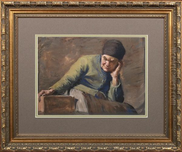 Portrait Of An Elderly Woman - view 1