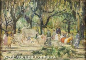 Hyams Wading Pool, City Park (new Orleans) by William Woodward
