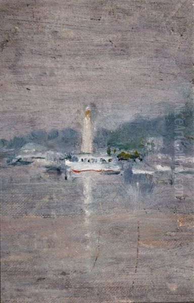 Biloxi Lighthouse, Hazy Morning - view 1