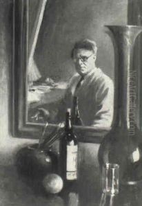 Self Portrait by Samuel Johnson Woolf