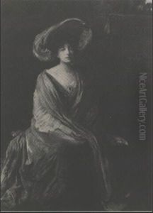 Portrait Of A Lady by Samuel Johnson Woolf