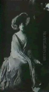 Portrait Of A Lady by Samuel Johnson Woolf