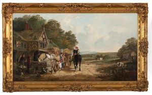 English Roadside Scene