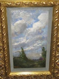Landscape With Cloudy Sky by Francis Humphry Woolrych