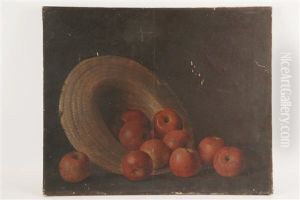 Still Life Of A Basket Of Apples Still Life Of A Basket Of Apples