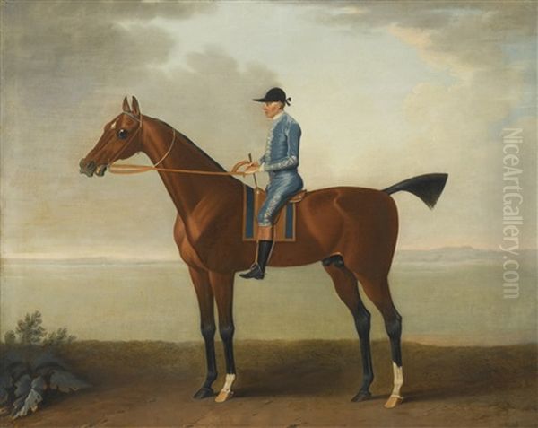 Lady O'brien's Horse With Jockey Up - view 1