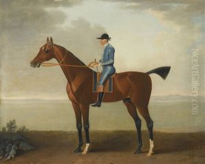 Lady O'brien's Horse With Jockey Up by John Wootton