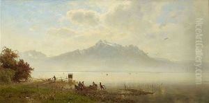 Weite Uferlandschaft Am Chiemsee Weite Uferlandschaft Am Chiemsee