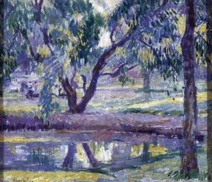 In The Park - New Orleans by Albert Worcester
