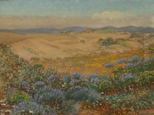 The Wild Flowers Of The Sand Dunes, San Francisco by Theodore Wores