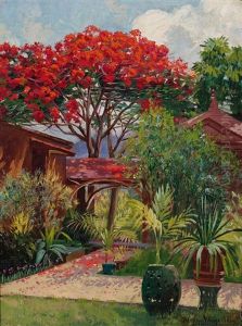 Honolulu Garden (the Gardens Of Ainahau, Waikiki) by Theodore Wores