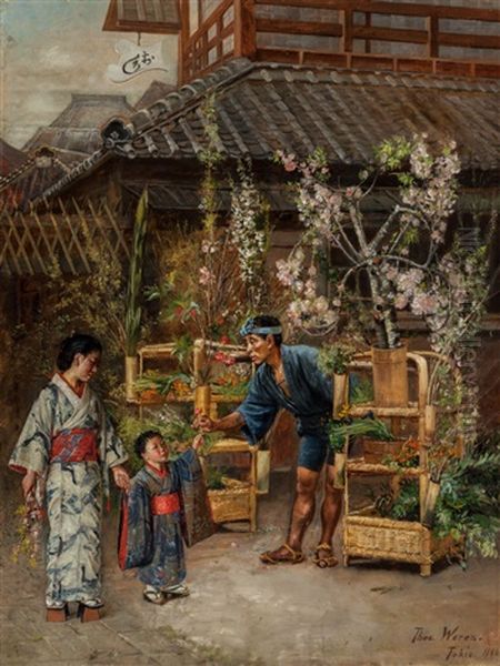 Flower Seller, Tokyo - view 1